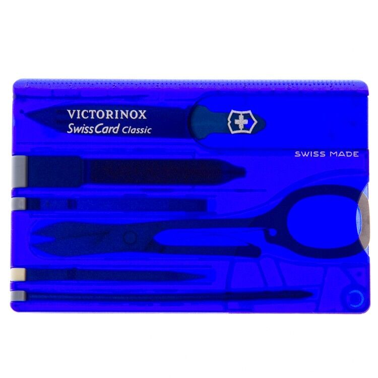 Швейцарская карточка Victorinox Swiss Card Classic Blue (0.7122.T2)