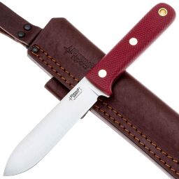 Нож Южный Крест Кефарт конвекс сталь VG-10 рукоять микарта красная (244.2057)