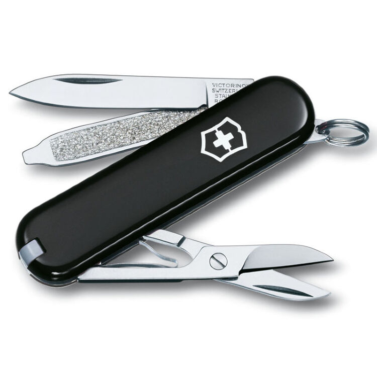 Нож-брелок Victorinox Classic SD Black 58мм. (0.6223.3)