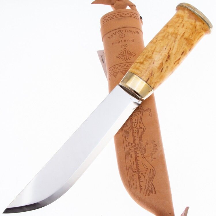 Нож Marttiini Lapp Knife 250 сталь Stainless steel рукоять карельская береза лак (250010)