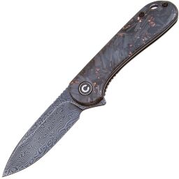 Нож CIVIVI Elementum сталь Damascus рукоять Shredded CF/Copper Shred (C907C-DS3)