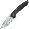 Нож We Knife Trogon сталь Heimskringla Damasteel рукоять Black Titanium (WE22002B-DS1)