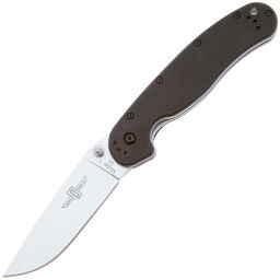 Нож Ontario RAT-1 Satin сталь D2 рукоять Black GRN (8867)