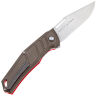 Нож складной Kristal Bronze Horseman 2.0 Red Class Satin cталь N690 рукоять G10 Red