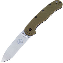 Нож ESEE Avispa Stonewash сталь D2 рукоять Olive Drab GFN (BRK1302OD)