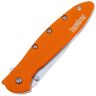 Нож Kershaw Leek сталь 14C28N рукоять Orange Aluminium (1660OR)