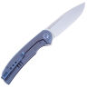 Нож We Knife Beacon сталь CPM-20CV рукоять Blue Ti (WE20061B-2)