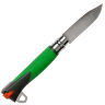 Нож Opinel №12 Explore Green сталь 12C27 термопластик (001899)