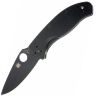 Нож Spyderco Tenacious Black сталь 8Cr13MoV рукоять Black G10 (C122GBBKP)