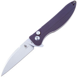 Нож Kizer Swayback сталь N690 рукоять Purple G10
