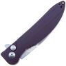 Нож Kizer Swayback сталь N690 рукоять Purple G10