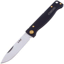 Нож SanRenMu Partner сталь 12C27 рукоять сталь (PT711) ((Black))