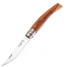 Нож Opinel №8 Slim филейный сталь 12C27 рукоять олива (001144)