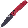 Нож Benchmade Bugout Black сталь S30V рук. Red Grivory (535BK-2001)