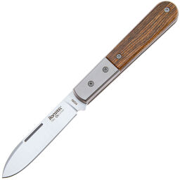 Нож Lion Steel Barlow Roundhead сталь M390 рукоять Ti/Bocote (L/CK0111 BT)