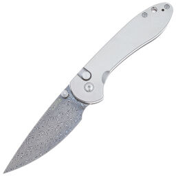 Нож CJRB Feldspar сталь Damascus рукоять Stainless steel (J1912BD-ST)