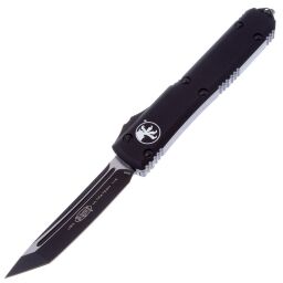Нож Microtech Ultratech T/E DLC/Satin сталь M390 рукоять Black Aluminum (123-1T)