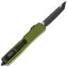 Нож Microtech Ultratech T/E DLC/Satin сталь M390 рукоять Olive drab Aluminum (123-1OD)
