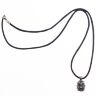 Кулон Schmuckatelli 20" Leather Necklace with Kiko Pendant (Pewter)