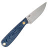 Нож Brisa Necker 70 Flat сталь Sandvik 12C27 рукоять Blue Jeans Micarta