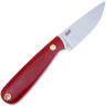 Нож Brisa Necker 70 Flat сталь Sandvik 12C27 рукоять Red Micarta