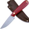 Нож Brisa Necker 70 Flat сталь Sandvik 12C27 рукоять Red Micarta