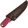 Нож Brisa Necker 70 Flat сталь Sandvik 12C27 рукоять Red Micarta