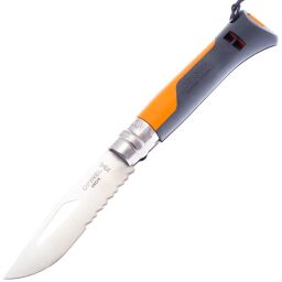 Нож Opinel №8 OutDoor Orange сталь 12C27 рукоять термопластик (001577)