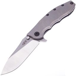 Нож ZT 0562Ti Hinderer Slicer сталь CPM-20CV рукоять Grey Titanium