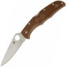 Нож Spyderco Endura 4 сталь VG-10 рукоять Brown FRN (C10FPBN)