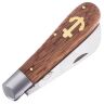 Нож Otter Large Anchor сталь Stainless Steel рукоять Sapeli Wood (173R)