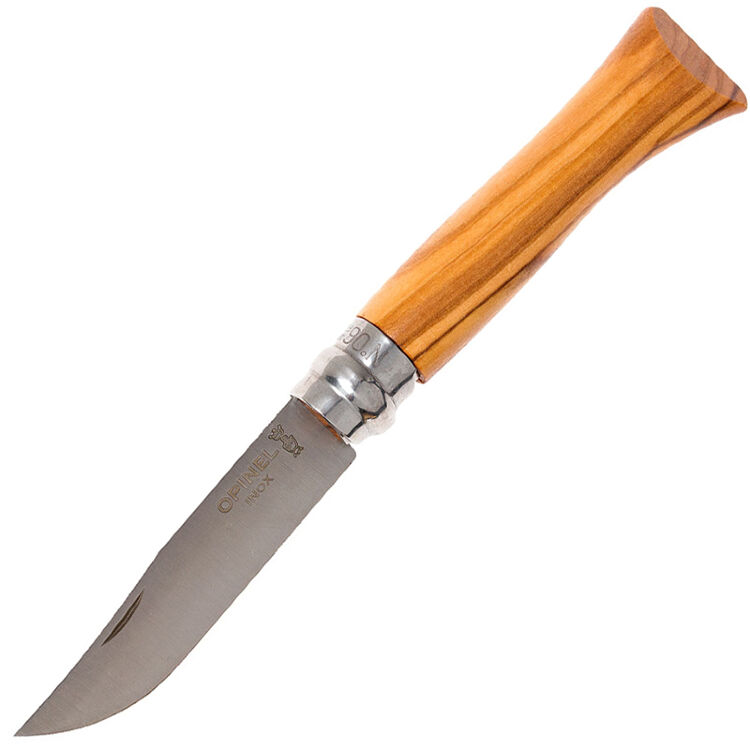 Нож Opinel №8 Tradition сталь 12C27 рукоять олива (002020)