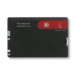 Швейцарская карточка Victorinox Swiss Card Classic Black/Red (0.7103)