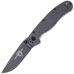 Нож Ontario RAT-2 Black сталь D2 рукоять Carbon Fiber (8834)