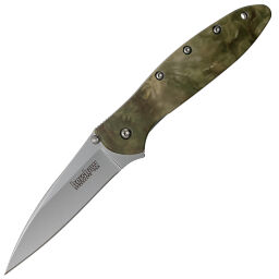 Нож Kershaw Leek сталь 14C28N рукоять Camo Aluminium (1660CAMO)