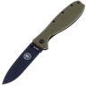 Нож ESEE Zancudo Black сталь AUS-8 рукоять Olive Drab GFN (BRKR1ODB)