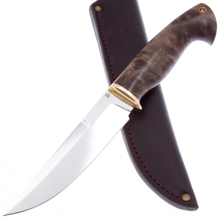 Нож Акула-1 сталь N690 рукоять орех (Чебурков А.И.)