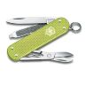 Нож-брелок Victorinox Classic Alox Lime Twist 58мм (0.6221.241G)