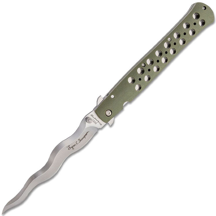 Нож Cold Steel Lynn Thompson Ti-lite Kris сталь 440C рукоять OD Zy-Ex (26SY6)