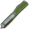 Нож Microtech Ultratech S/E Apocalyptic сталь M390 рукоять Distressed OD Green Aluminium (121-10DOD)
