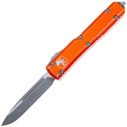 Нож Microtech Ultratech S/E Apocalyptic сталь M390 рукоять Distressed Orange Aluminium (121-10DOR)