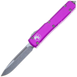 Нож Microtech Ultratech S/E Apocalyptic сталь M390 рукоять Violet Aluminium (121-10APVI)