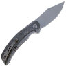 Нож We Knife Snick сталь CPM-20CV рукоять Gray Ti/Marble CF (WE19022F-2)