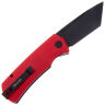 Нож Petrified Fish Beluga Tanto blackwash сталь K110 рукоять Red G10