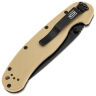 Нож Ontario RAT-1 Black Serrated сталь AUS-8 рукоять Tan GRN (8847DT)