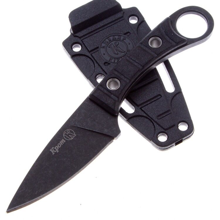 Нож Кизляр Крот сталь AUS-8 черный рукоять АБС пластик (014205)