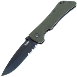 Нож Southern Grind Bad Monkey Black PS сталь 14C28N рукоять OD Green G10