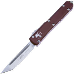 Нож Microtech Ultratech T/E Satin сталь M390 рукоять Merlot Red Aluminium (123-4MR)