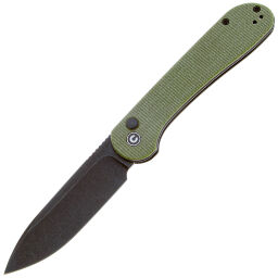 Нож CIVIVI Button Lock Elementum сталь 14C28 рукоять Olive Micarta (C2103B)