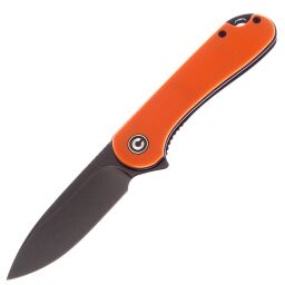 Нож CIVIVI Elementum Blackwash сталь D2 рукоять Orange G10 (C907Y)